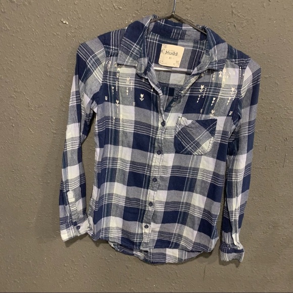 Mudd Tops - Women’s MUDD Western Flannel Shirt